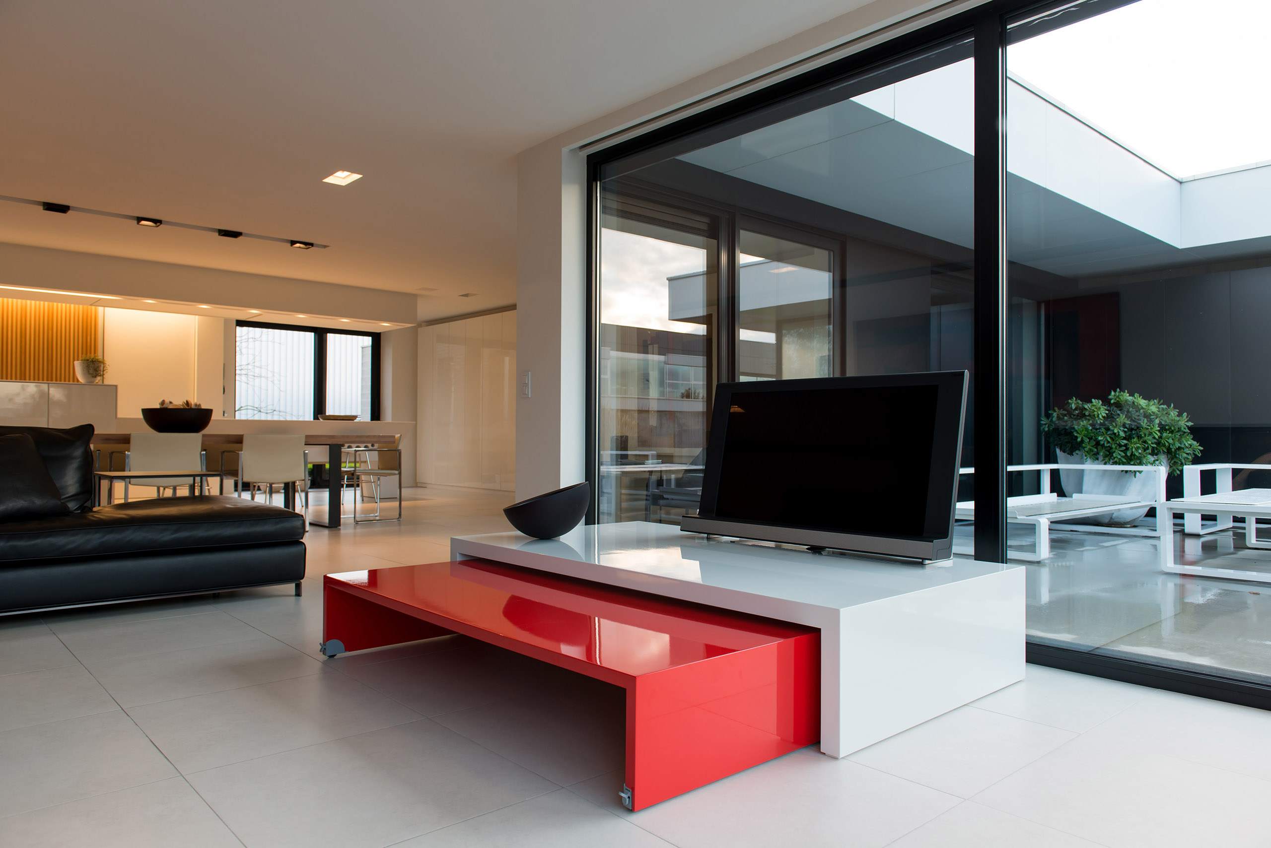 TV meubel in hoogglans